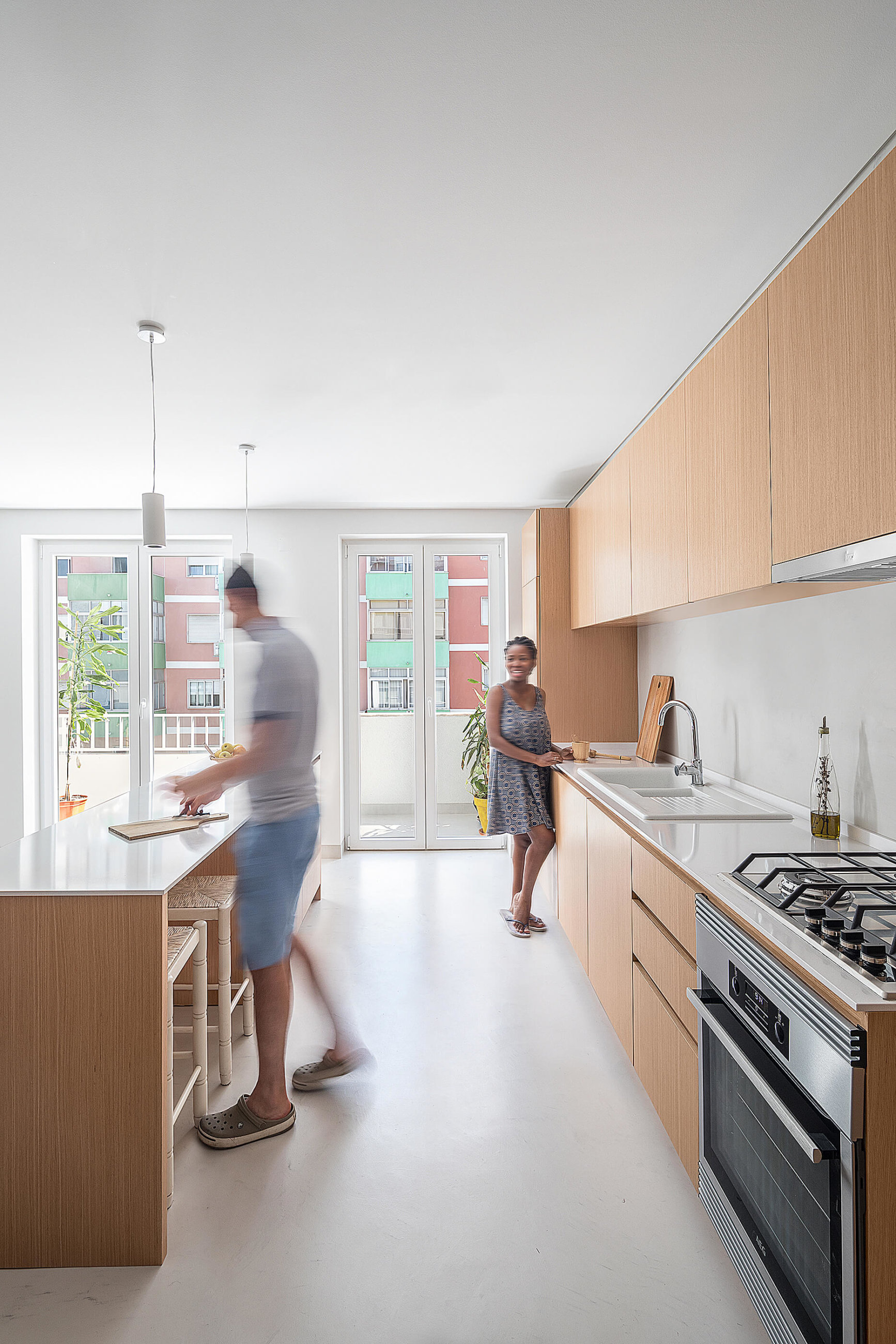Reportagem Fotografia de arquitectura portuguesa fotografo Ivo tavares studio projecto reabilitação apartamento de Paulo Moreira Architectures
