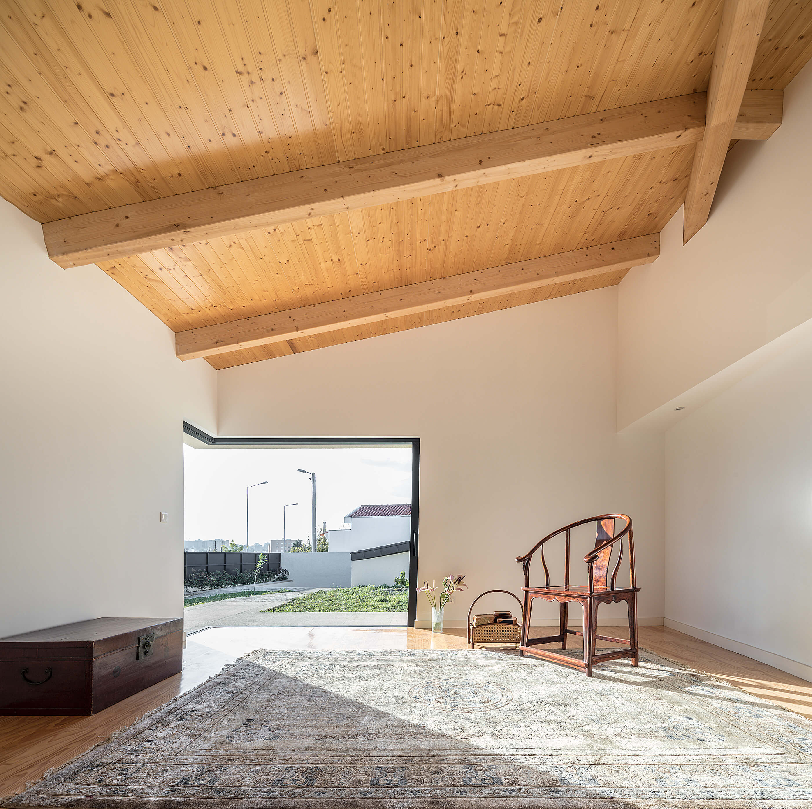 Reportagem Fotografia de arquitectura portuguesa fotografo Ivo tavares studio projecto Casa Santa Marinha de Paulo Moreira Architecture.