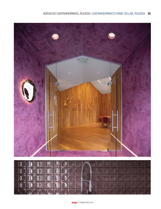 Revista Arqa 135 Arquitecto Joao Albano Adega 10 10 do fotografo Ivo Tavares Studio