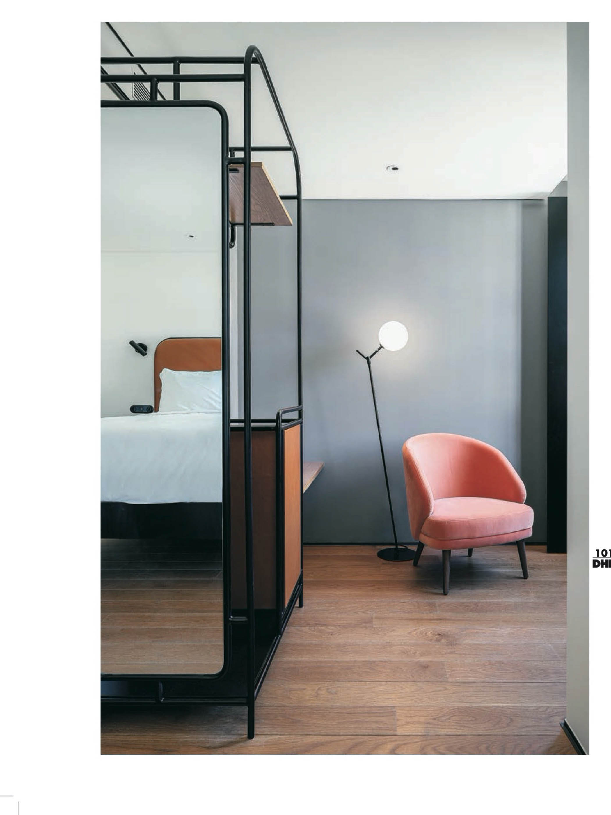 Exmo Hotel no Porto do atelier Floret Arquitectura publicado na revista Hotel Design Diffusion com fotografia de arquitetura Ivo Tavares Studio