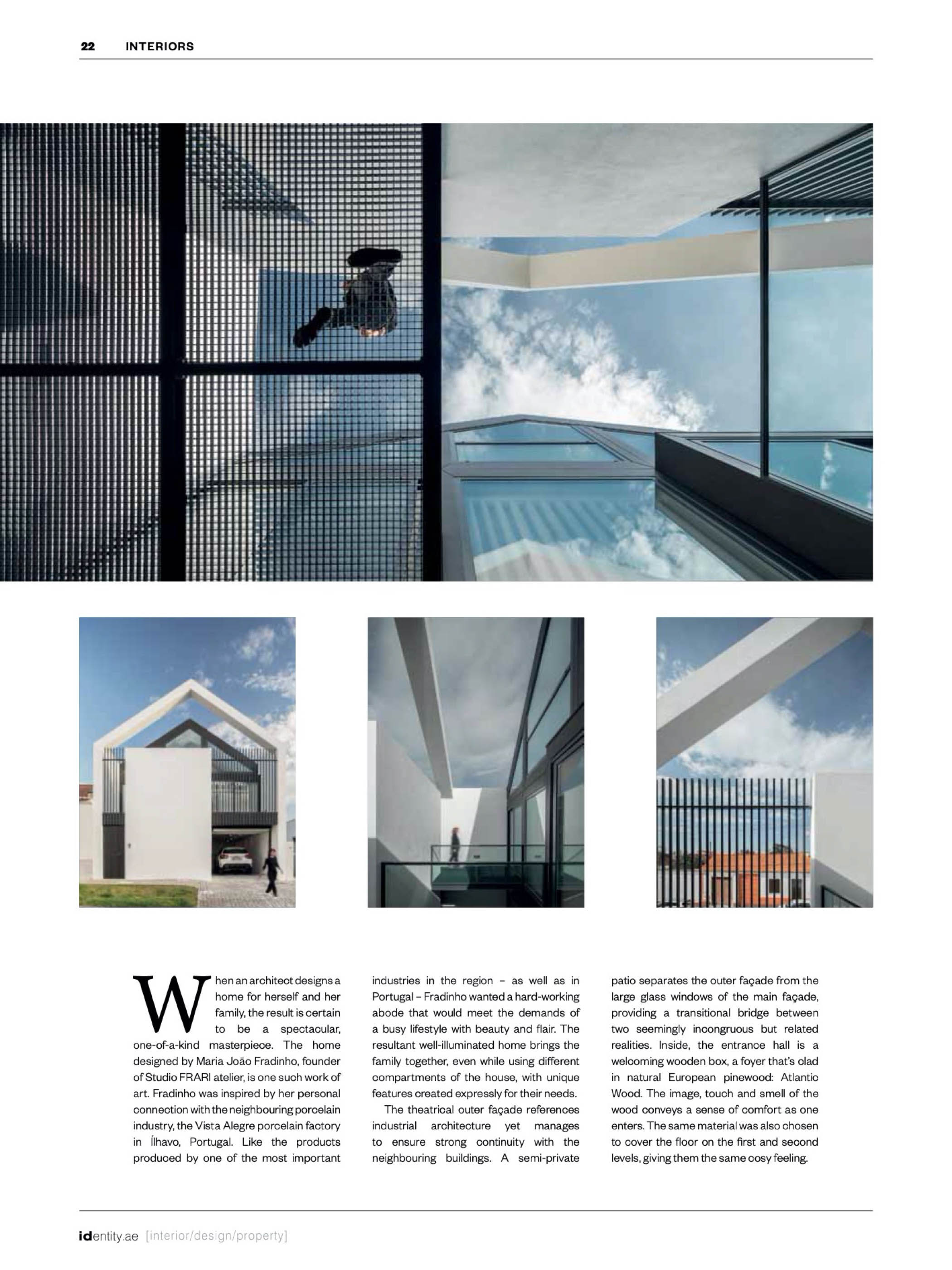 Casa Do Arco Em ílhavo Do Atelier Frari Arquitectura Publicado do fotografo Ivo Tavares Studio