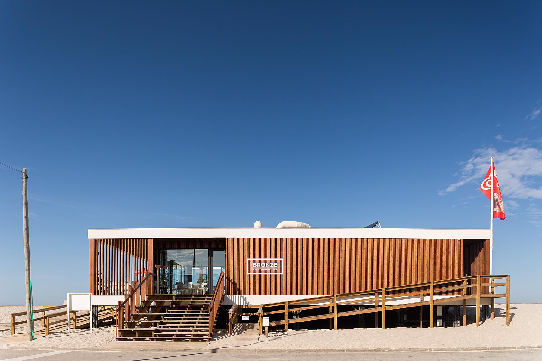 Bar De Praia Bonze Na Costa Nova Em Ílhavo Do Atelier De Arquit