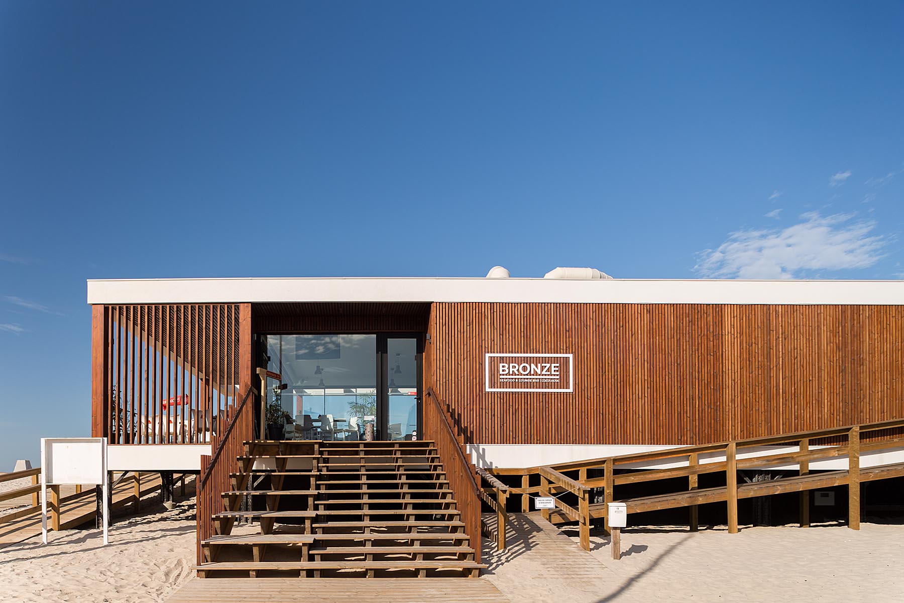 Bar De Praia Bonze Na Costa Nova Em Ílhavo Do Atelier De Arquit
