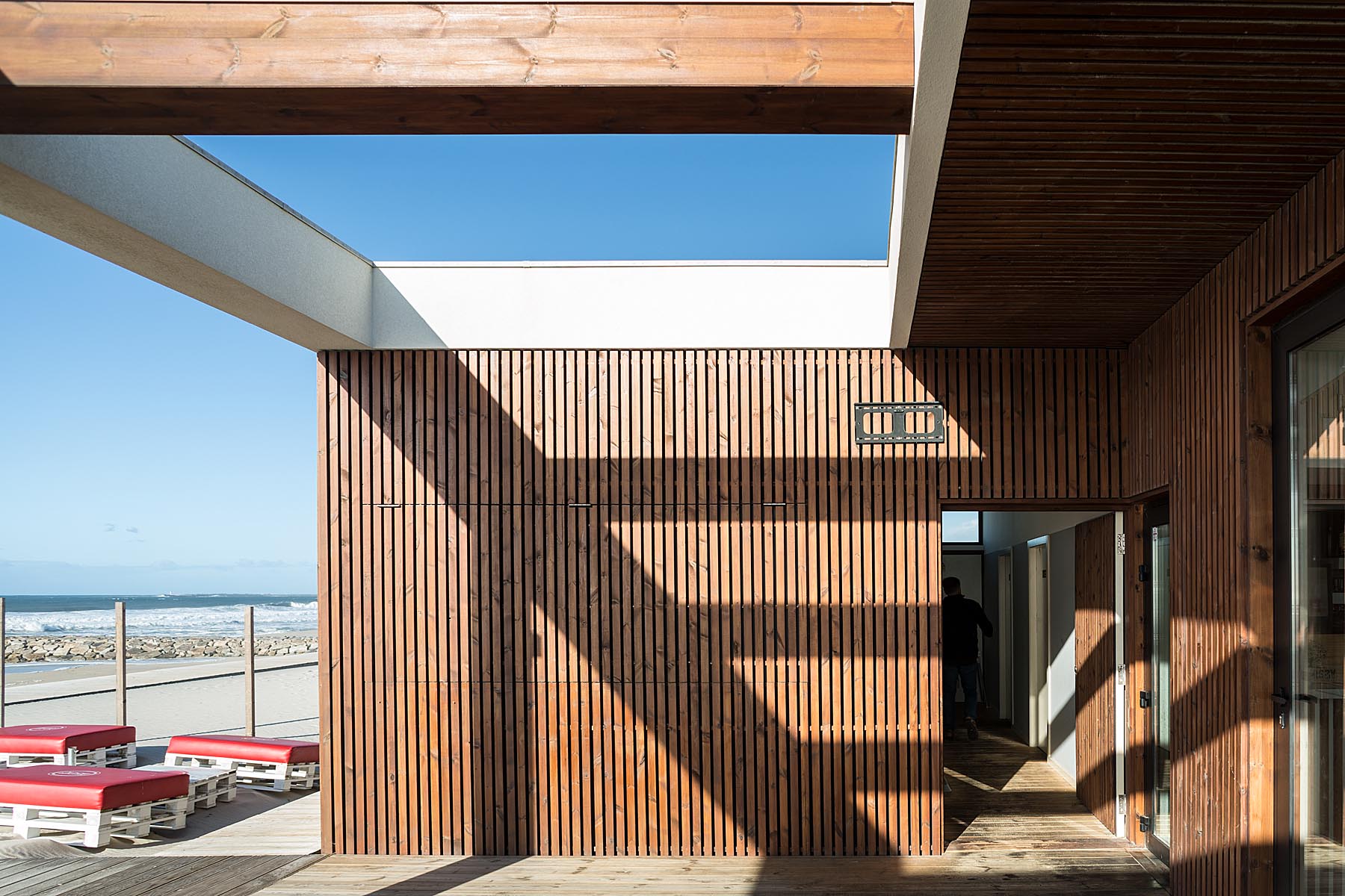 Bar De Praia Bonze Na Costa Nova Em Ílhavo Do Atelier De Arquit