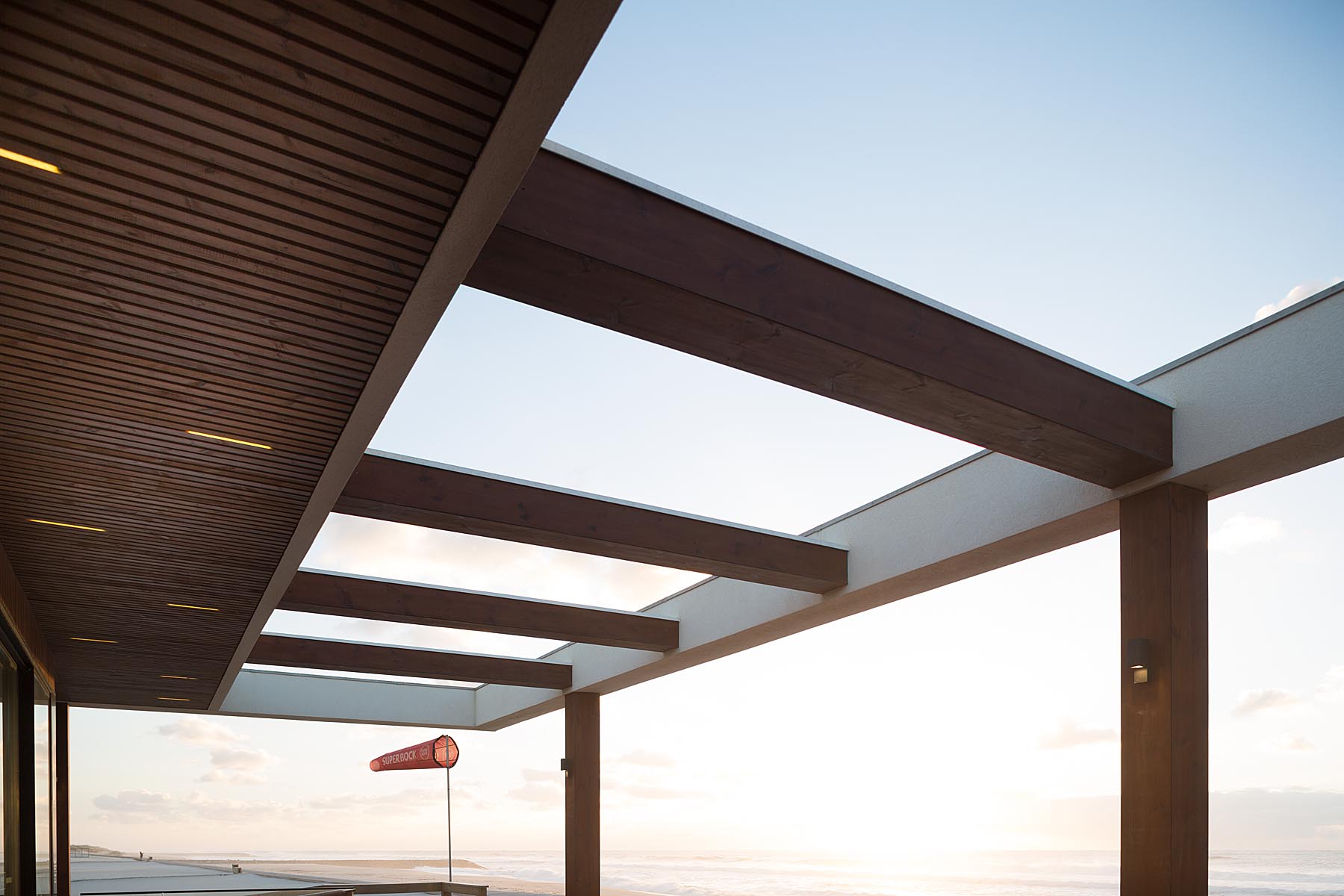 Bar De Praia Bonze Na Costa Nova Em Ílhavo Do Atelier De Arquit