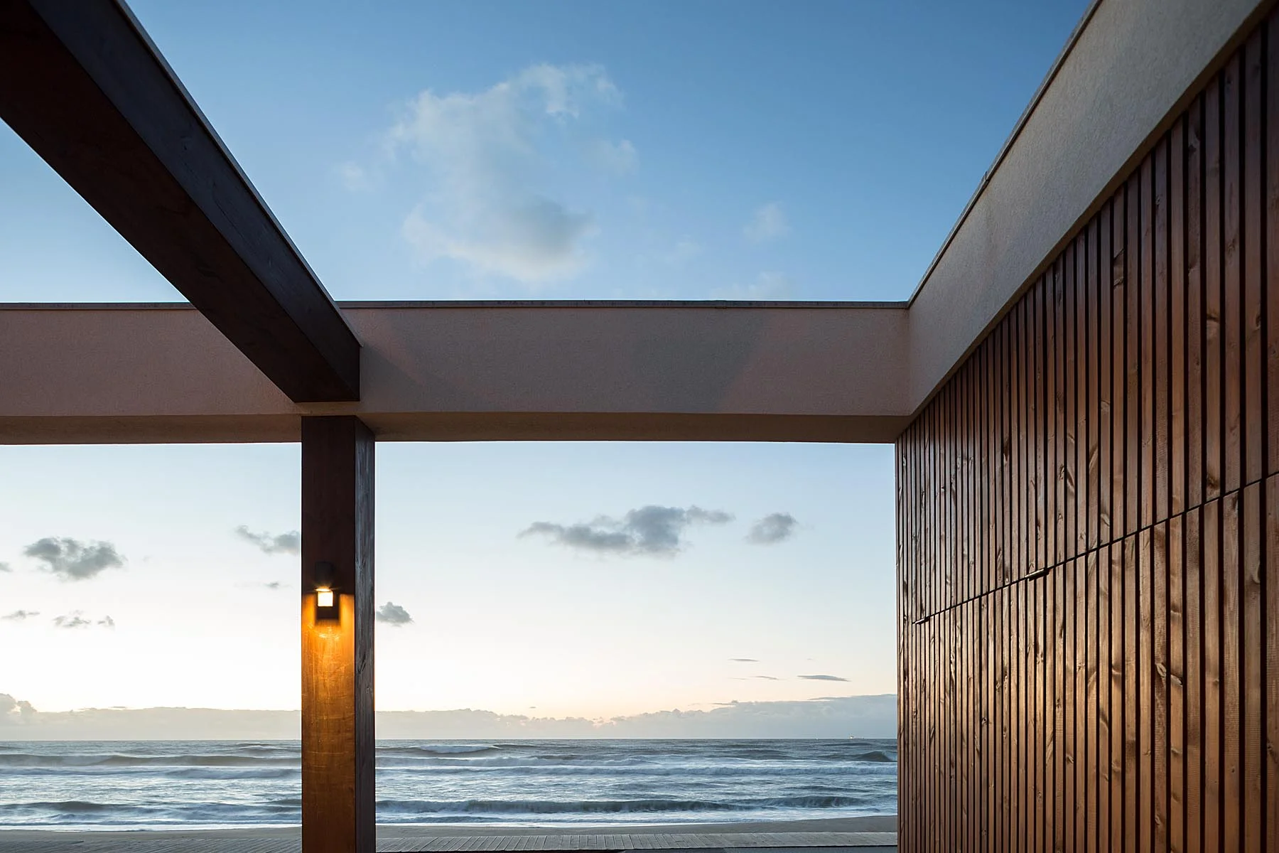 Bar De Praia Bonze Na Costa Nova Em Ílhavo Do Atelier De Arquit
