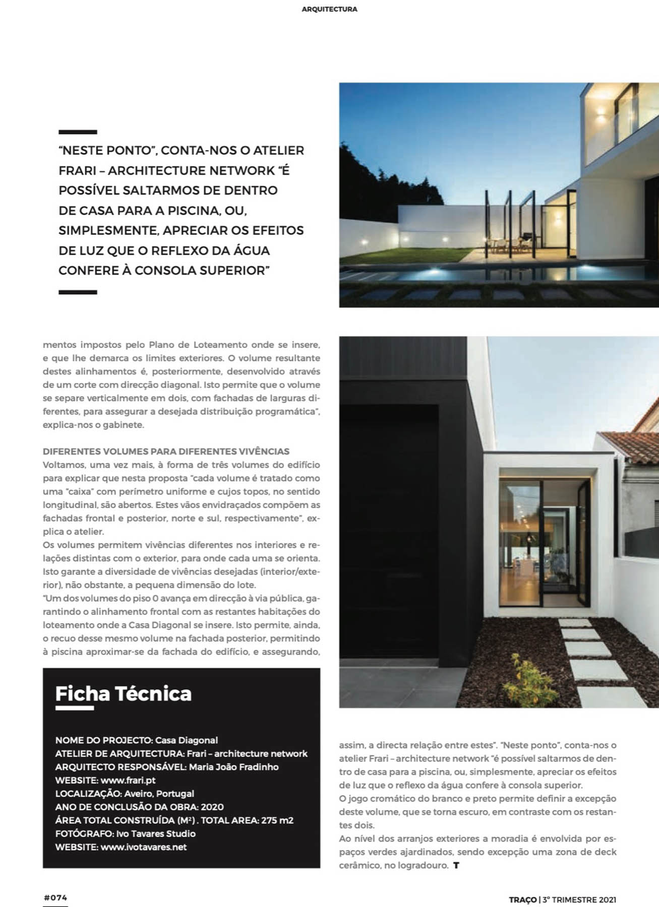 REVISTA TRACO PORTUGAL 442 74 74