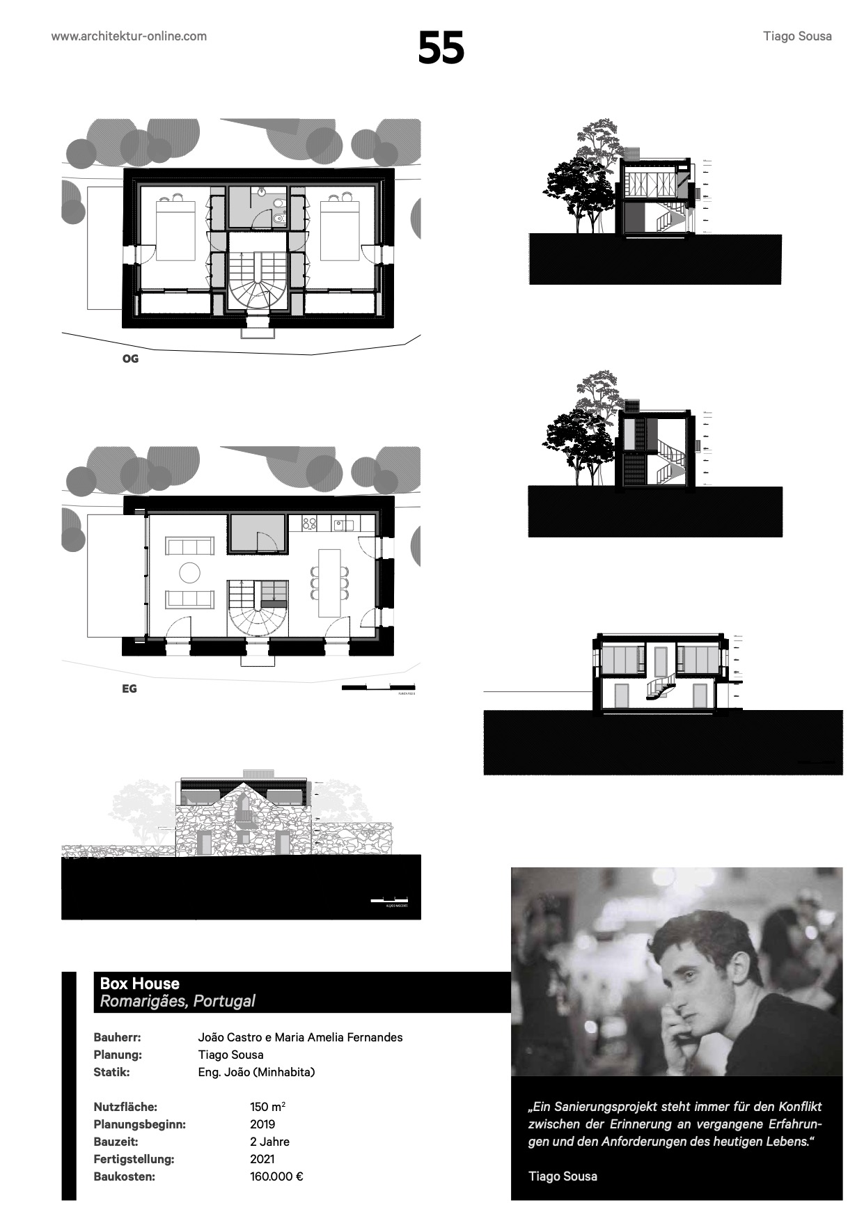 Architektur Sept 2021 do atelier Tiago Sousa Arquitecto com fotografia arquitetura de ivo tavares studio - architectural photography