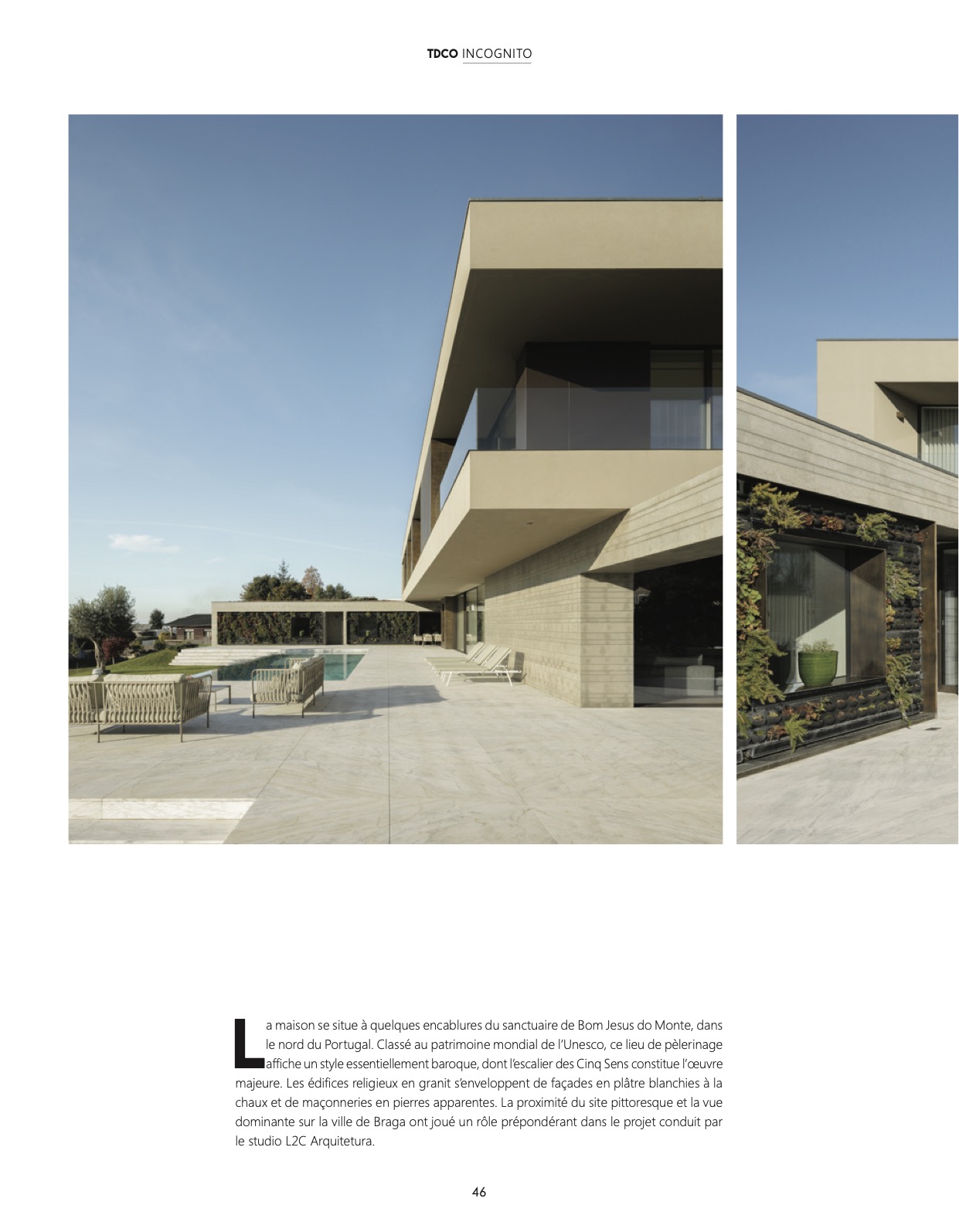 Traits d'co magazine Dec do atelier L2C Arquitetura com fotografia arquitetura de ivo tavares studio - architectural photography