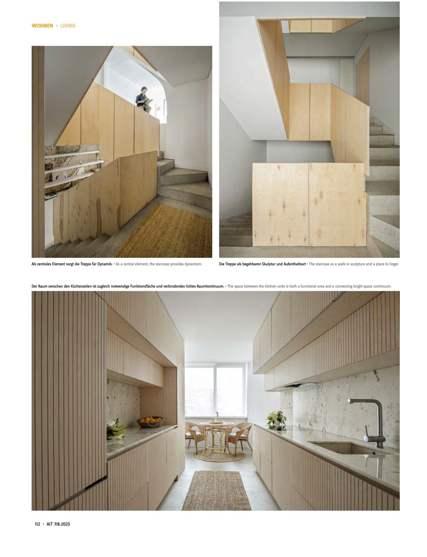 Ait Magazine 7/2023 do atelier Tsou Arquitectos com fotografia arquitetura de ivo tavares studio - architectural photography