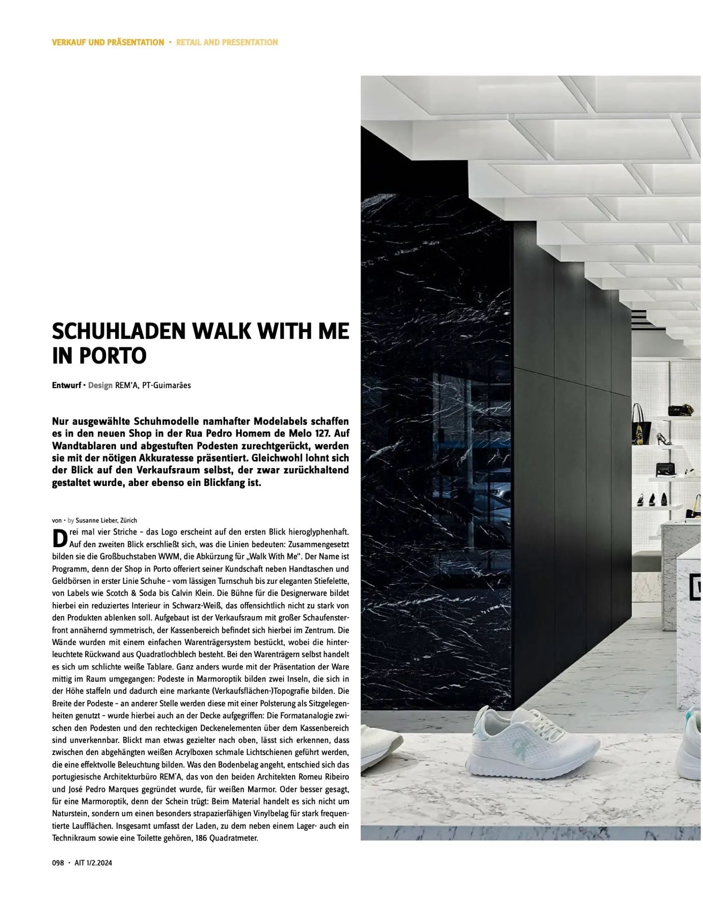 Magazine Ait publica walk with me com Arquitetura Rem'a