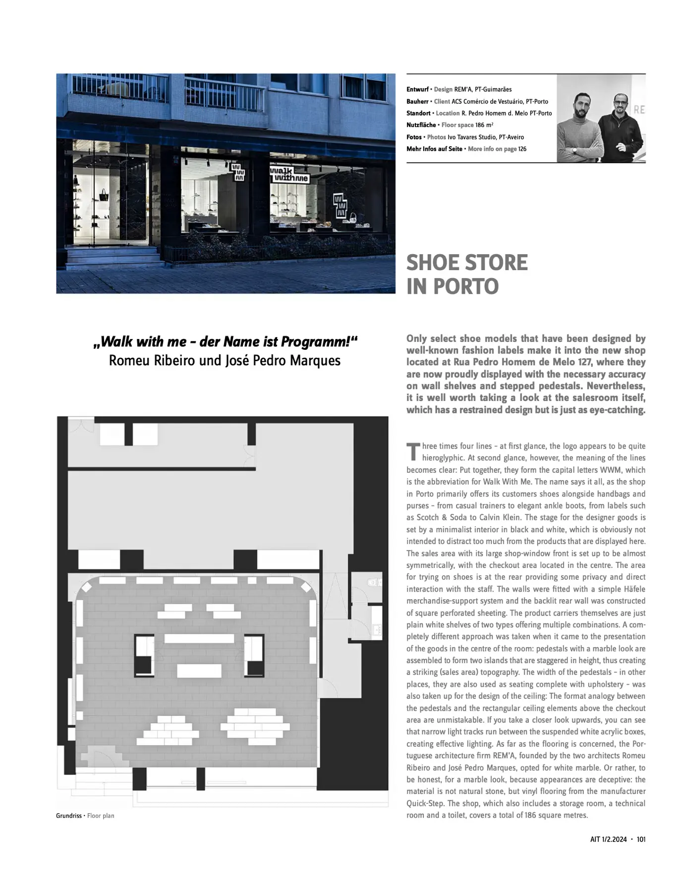 Magazine Ait publica walk with me com Arquitetura Rem'a