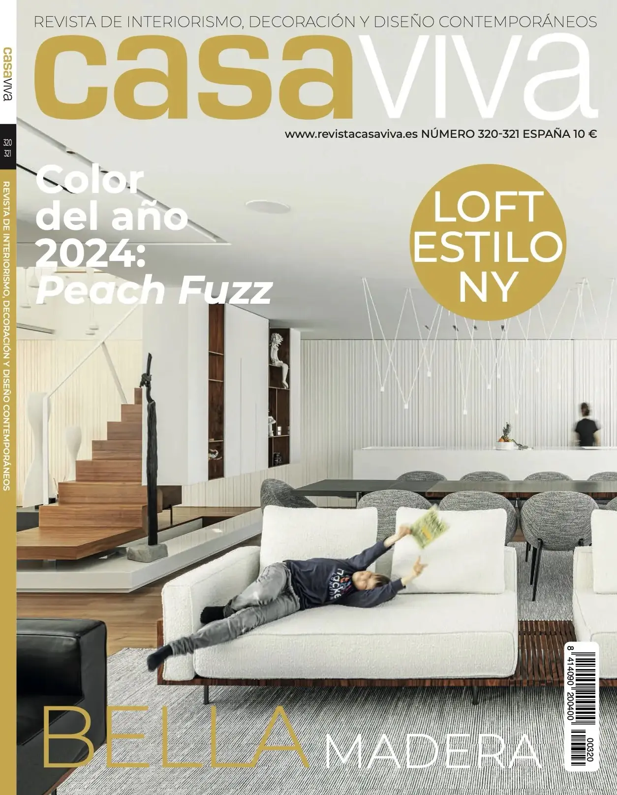 Capa Casa Viva 320-321 | Risco White