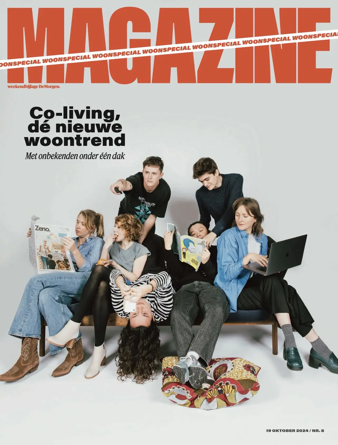 De Morgen Magazine Cover - Clube da Vela Restaurante - Fotografia Ivo Tavares