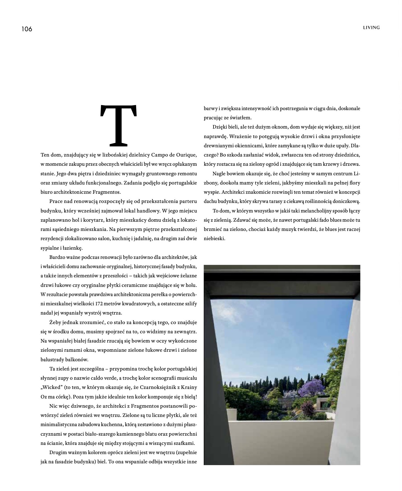 Zielone Fado | and living magazine possidonio da silva 37 fragmentos, fotografia ivo tavares