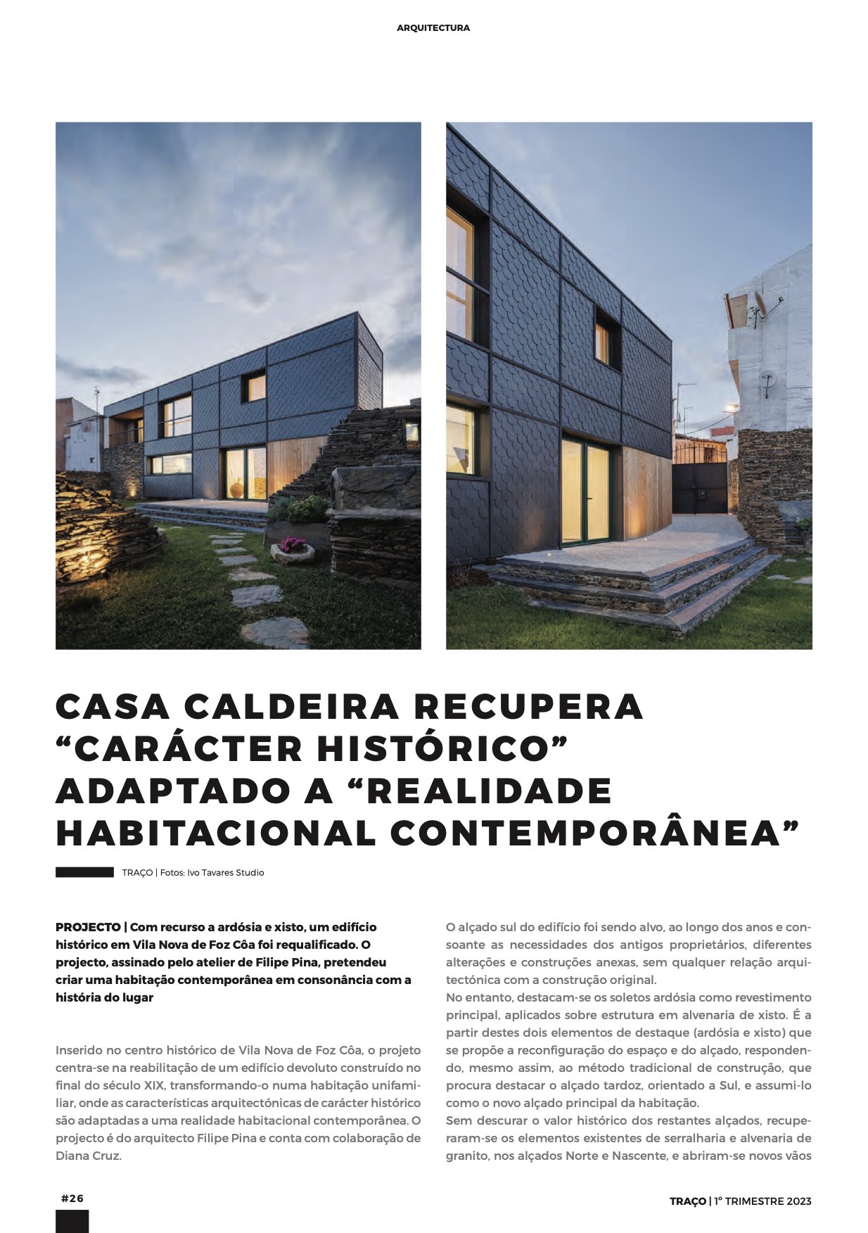 Traço 479 - casa caldeira - filipe pina arquitetura