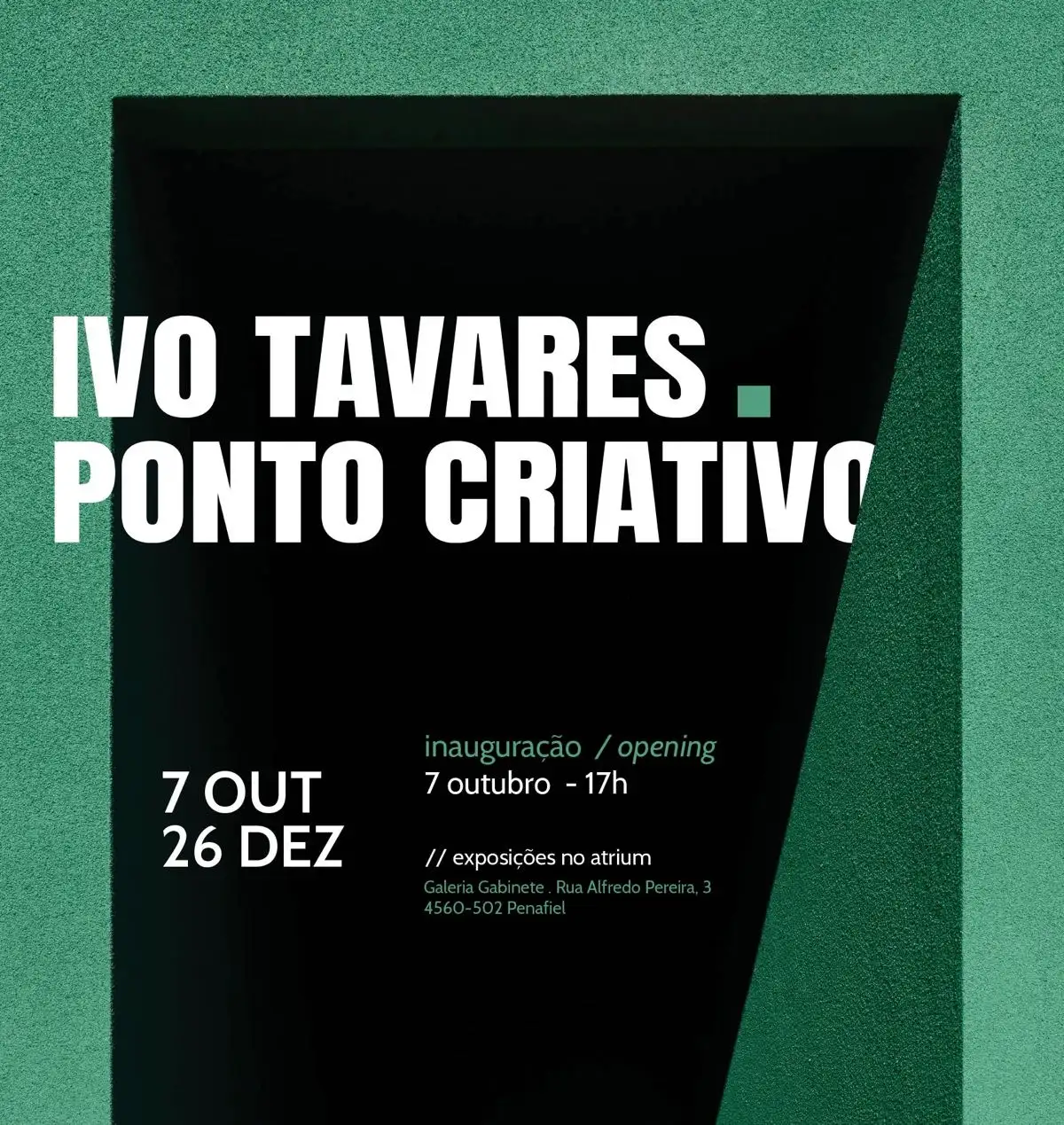 exposição Ivo tavares. ponto criativo
