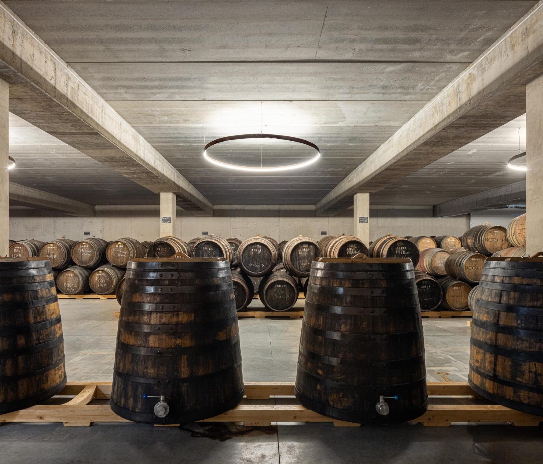 Adega Vinhos Borges . Borges Wine Cellar com arquitetura Em Paralelo e fotografia Ivo Tavares