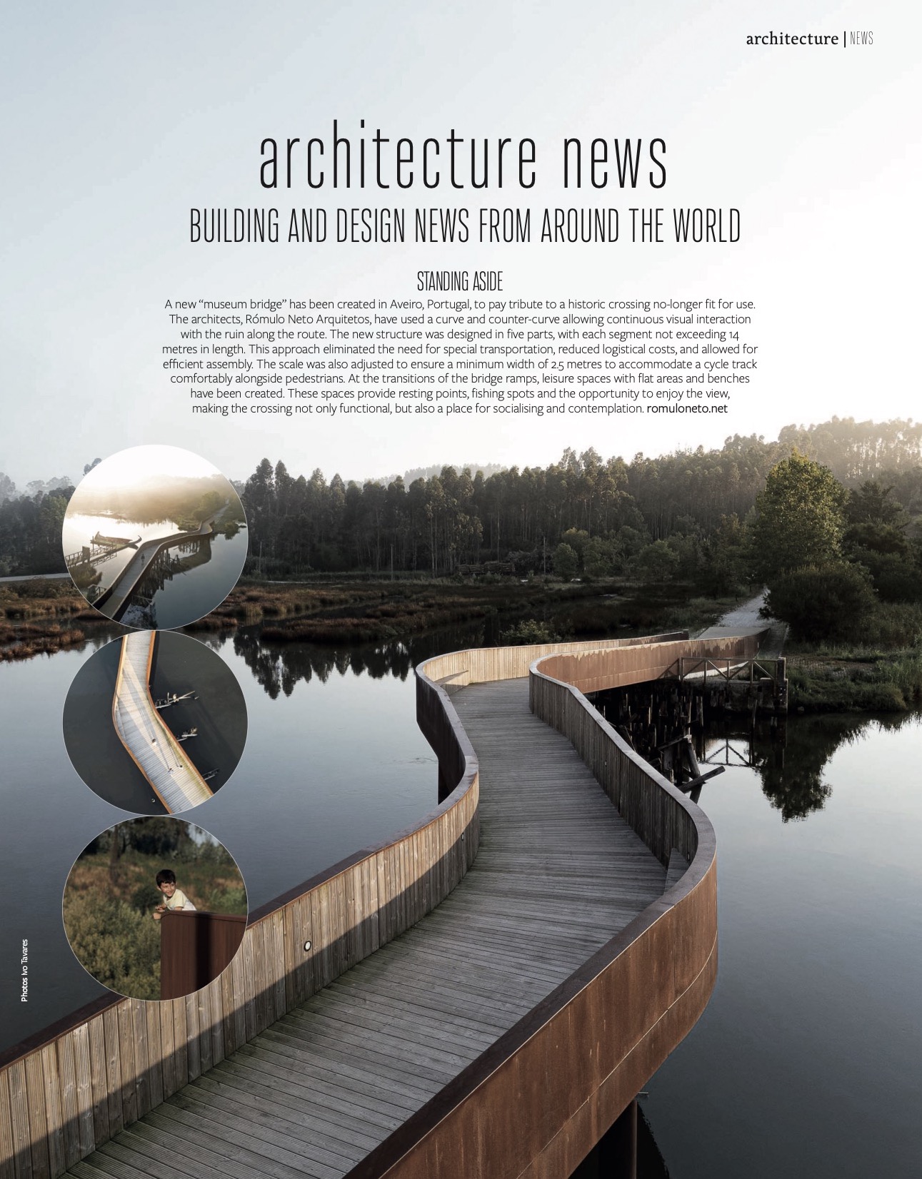 Ponte da Fareja | Revista Enki | Rómulo Neto Arquitectos fotografias Ivo Tavares