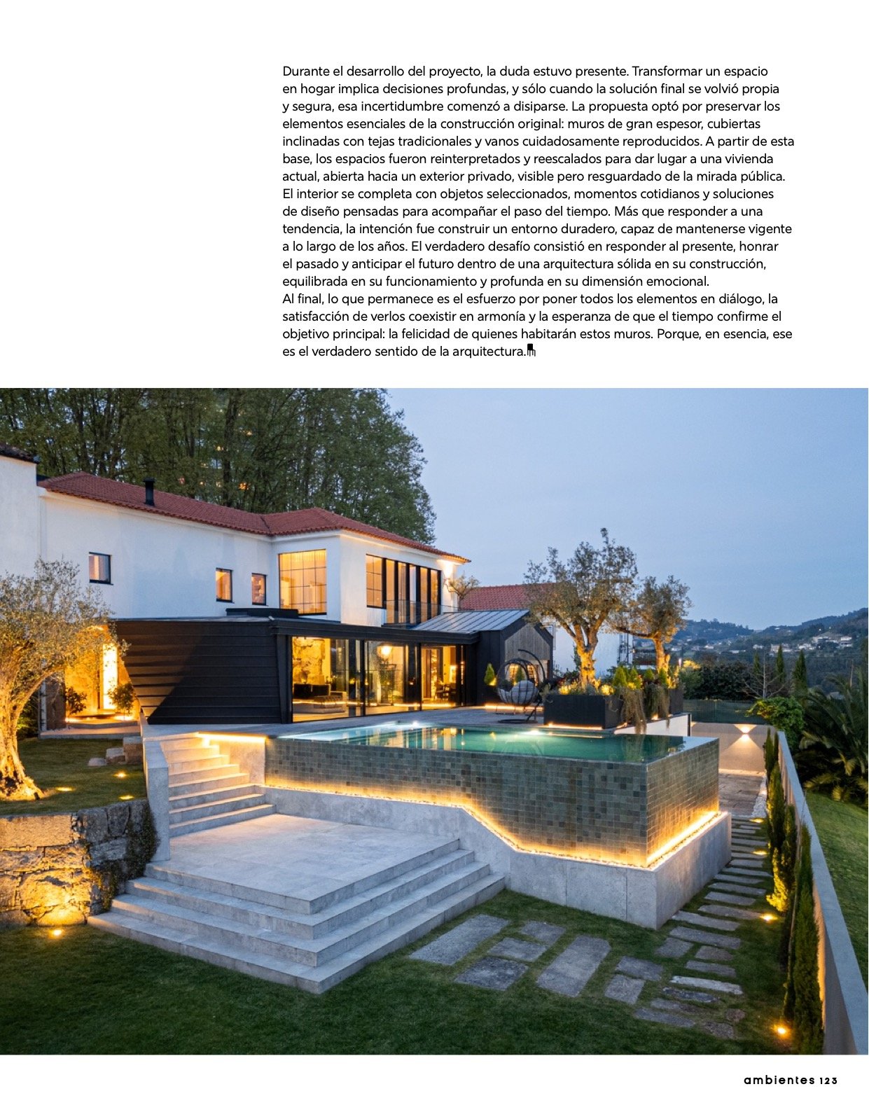 Ricardo Azevedo Arquitecto publicado em Ambientes #173
