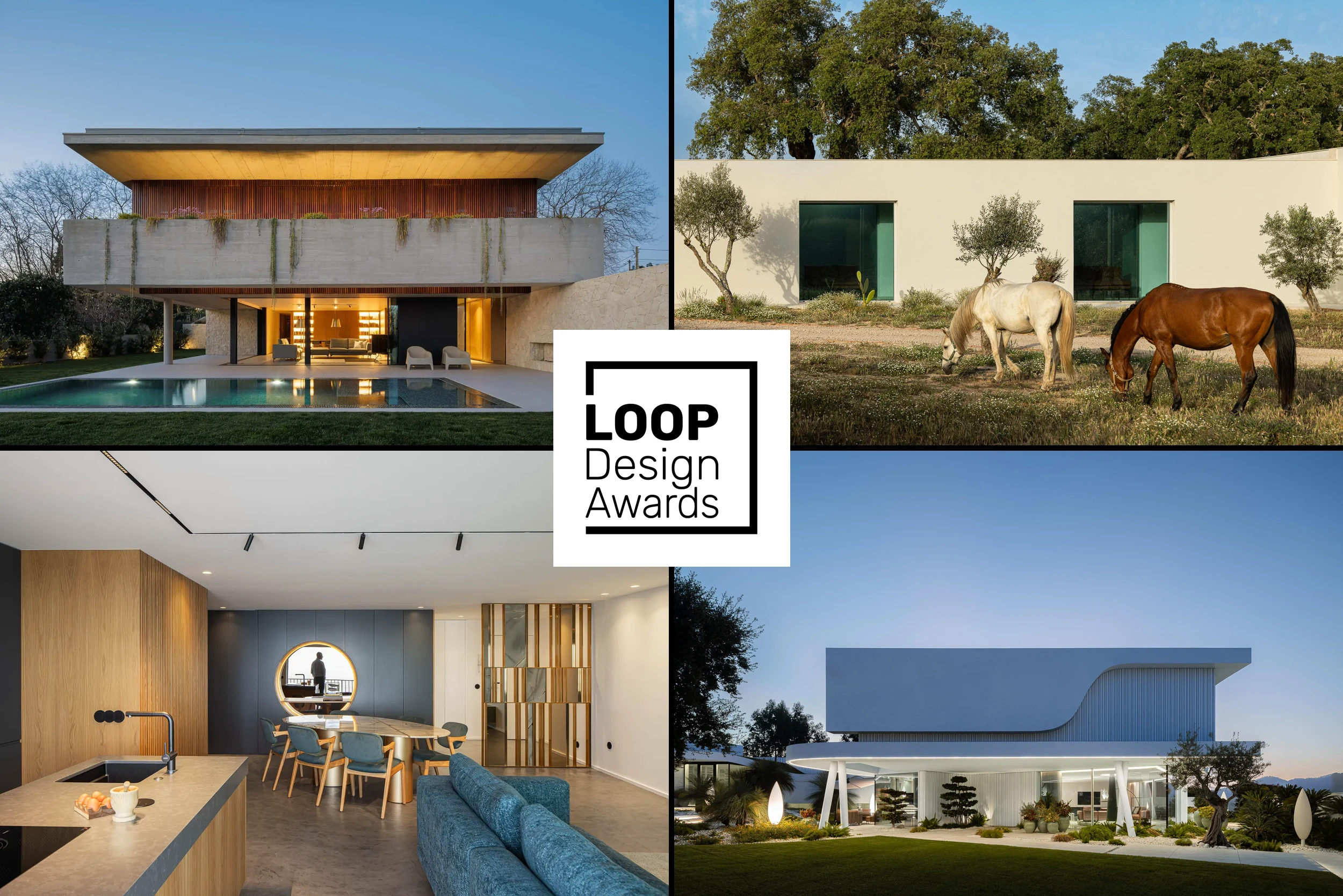 Casa M, Casa M Ariane, Wave Apartment e House M, quatro projetos fotografados por Ivo Tavares distinguidos nos LOOP Design Awards 2026